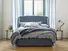 Jasmine Super King Size Divan In Dove fabric