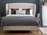 Lupin Double Bed Frame In Dove fabric