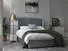 Lupin Double Divan In Dove fabric