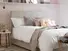 Poppy Double Ottoman In Dove fabric
