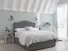 Primrose Super King Size Divan In Dove fabric