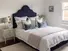 Rose Double Divan In Dove fabric