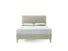 Burdock Double Bed Frame In Dove fabric