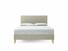 Burdock King Size Bed Frame In Dove fabric