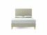 Burdock (Mid) Double Bed Frame In Dove fabric
