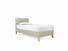 Burdock (Short) Single Bed Frame In Dove fabric