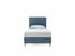 Burdock Single Bed Frame In Adriatic fabric