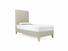 Burdock (Tall) Single Bed Frame In Dove fabric