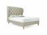Camelia Double Bed Frame In Dove fabric