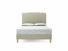 Dahlia Double Bed Frame In Dove fabric