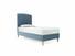 Dahlia Single Bed Frame In Adriatic fabric
