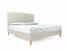 Dahlia Super King Size Bed Frame In Shell fabric