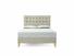 Daisy Double Bed Frame In Dove fabric
