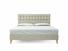 Daisy Super King Size Bed Frame In Dove fabric