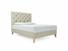 Foxtail Double Bed Frame In Dove fabric