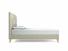 Foxtail King Size Bed Frame In Dove fabric