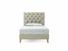 Foxtail Small Double Bed Frame In Dove fabric