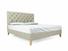 Foxtail Super King Size Bed Frame In Dove fabric