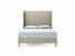 Holly Double Bed Frame In Dove fabric