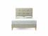 Iris Double Bed Frame In Dove fabric