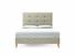 Iris King Size Bed Frame In Dove fabric
