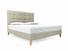 Iris Super King Size Bed Frame In Dove fabric