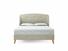 Jasmine King Size Bed Frame In Dove fabric