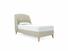 Jasmine Single Bed Frame In Dove fabric