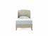 Jasmine Single Bed Frame In Dove fabric