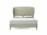 Lupin King Size Bed Frame In Dove fabric