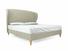 Lupin Super King Size Bed Frame In Dove fabric