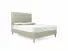 Poppy Double Bed Frame In Dove fabric