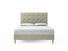 Poppy King Size Bed Frame In Dove fabric