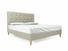 Poppy Super King Size Bed Frame In Dove fabric