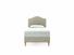 Primrose Single Bed Frame In Dove fabric