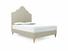 Rose Double Bed Frame In Dove fabric