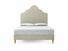 Rose King Size Bed Frame In Dove fabric