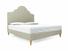 Rose Super King Size Bed Frame In Dove fabric