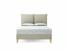 Willow Double Bed Frame In Dove fabric