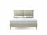 Willow King Size Bed Frame In Dove fabric