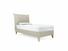 Willow Single Bed Frame In Dove fabric