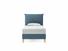 Willow Single Bed Frame In Adriatic fabric