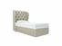 Camelia Single Divan In Dove fabric