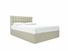Daisy King Size Divan In Dove fabric