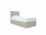 Daisy Single Divan In Dove fabric