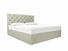 Foxtail Super King Size Divan In Dove fabric