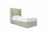 Holly Single Divan In Dove fabric