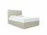 Poppy Double Divan In Dove fabric