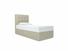 Poppy Single Divan In Dove fabric