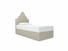 Rose Single Divan In Dove fabric